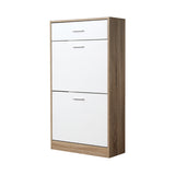 White drawer shoe cabinet