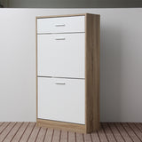 White drawer shoe cabinet